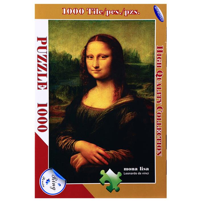 پازل 1000 تکه ترنم طرح مونالیزا به همراه یک عدد کیسه پازل ravensburger